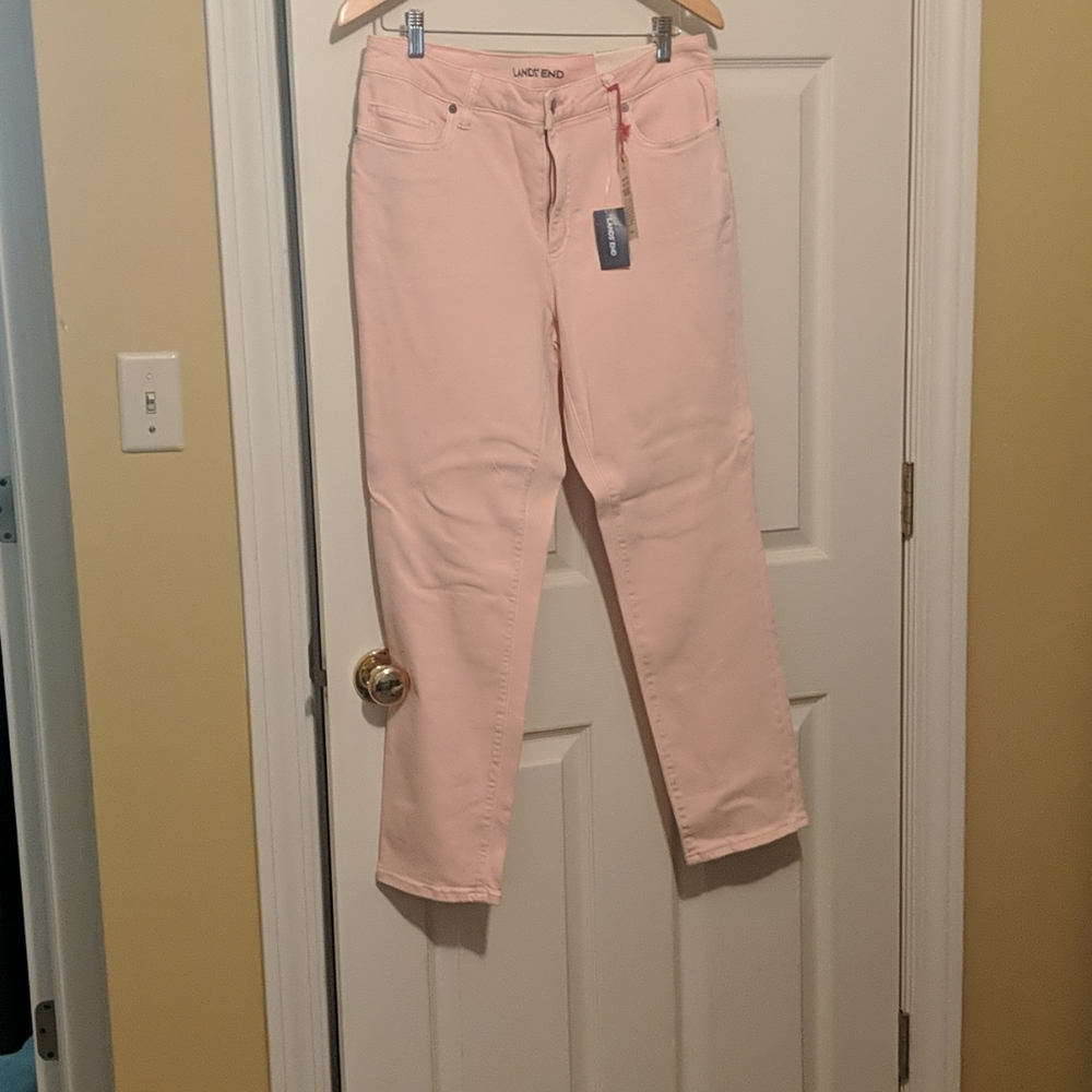 Lands End pink jeans